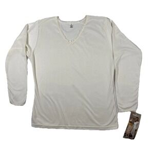 NWT Snuggleez Warmwear Women's L Thermal Undershirt USA‎ Cotton Blend
